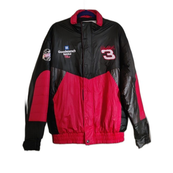 Chase Authentics Dale Earnhardt GM Goodwrench Mens L VTG Jacket Nylon Coat 3